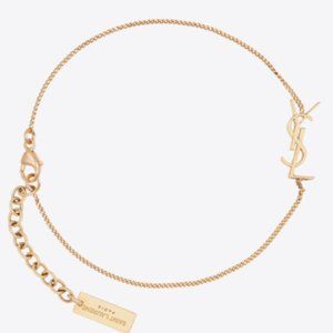 YSL Gold Charm Bracelet